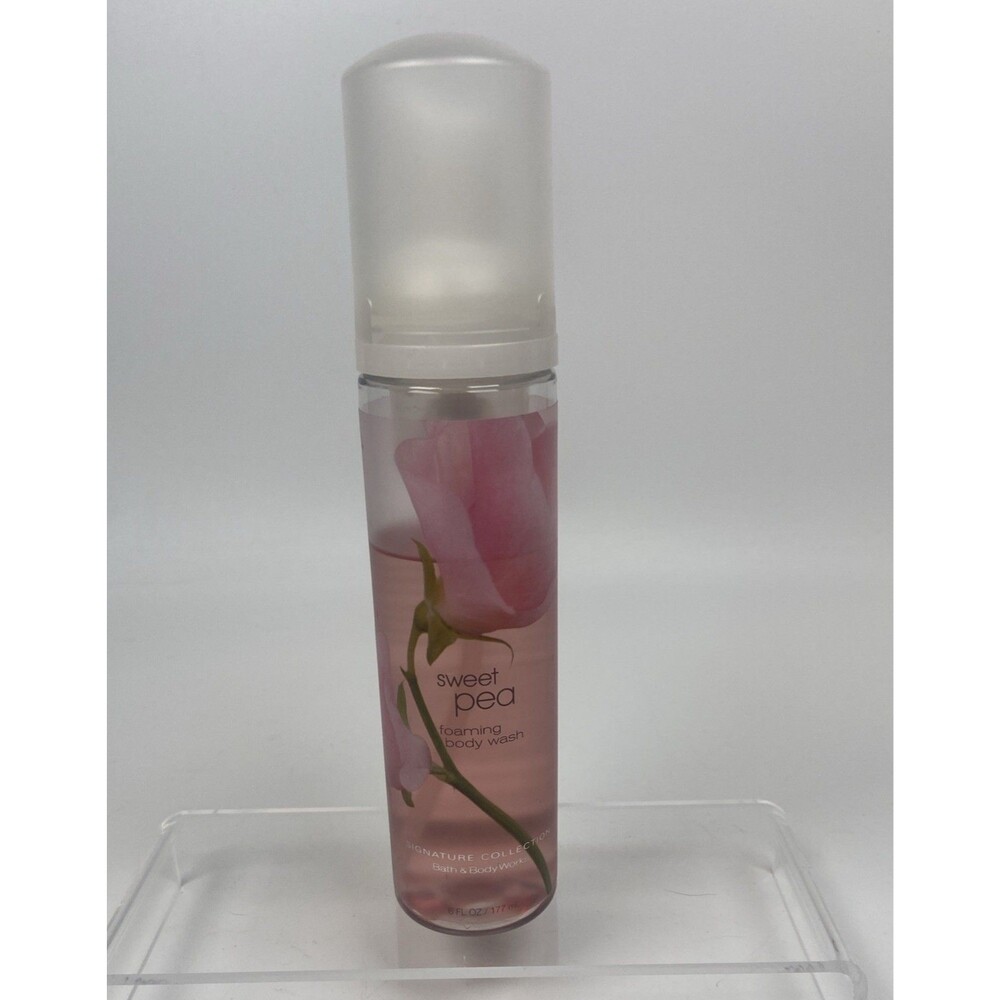 Bath Body Works Sweet Pea Foaming Body Wash Rare 6oz